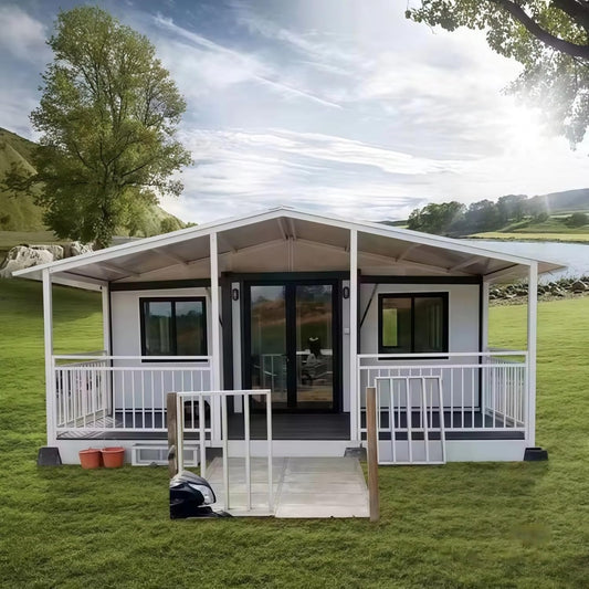 20ft Expandable Prefab 2-Bedroom Container Home.