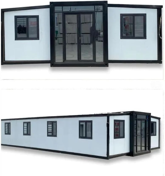 40ft Foldable Prefab 3-Bedroom Tiny Container Home