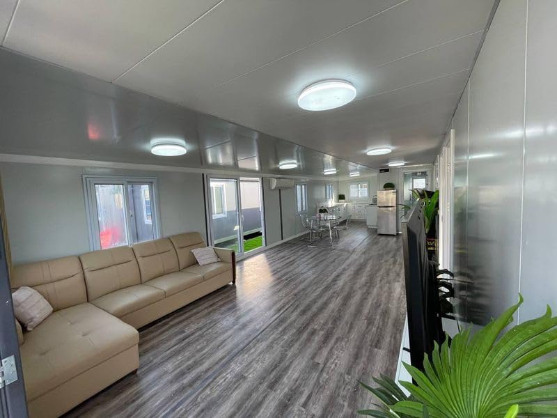 40ft Foldable Prefab 3-Bedroom Tiny Container Home