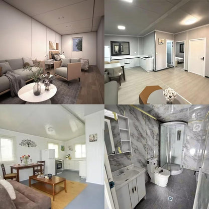 30ft Luxury 3-Bedroom Prefab Foldable Container Home