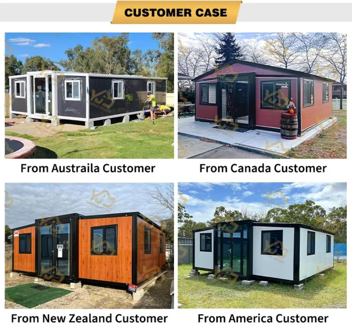 Expandable 20ft Prefab Two-Bedroom Container Home.