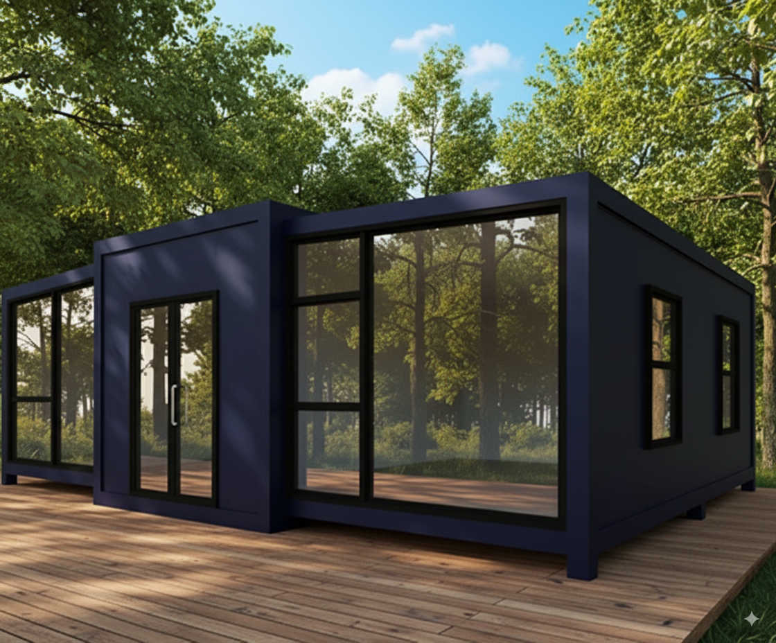 30ft Luxury 3-Bedroom Prefab Foldable Container Home
