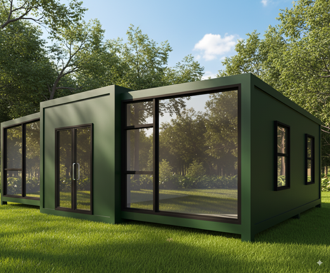 30ft Luxury 3-Bedroom Prefab Foldable Container Home